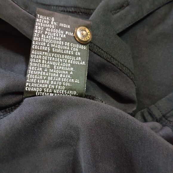 Pebble Beach Performance Polo Men's Sz L Black Cotton Blend Lightweight - Picture 13 of 13